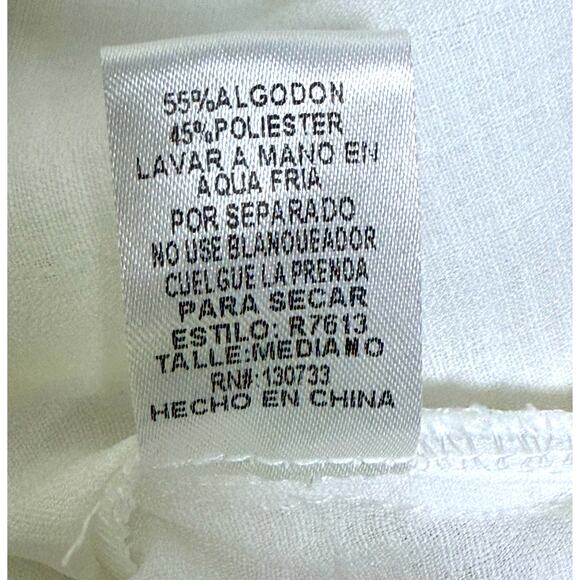 UMGEE Woman's White Wrap Dress. Boho/Bohemian. Size: M - Picture 5 of 7